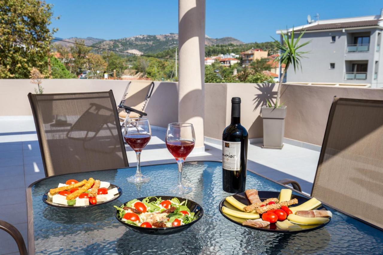 Iria'S Luxury Apartments Limenaria  Exterior foto